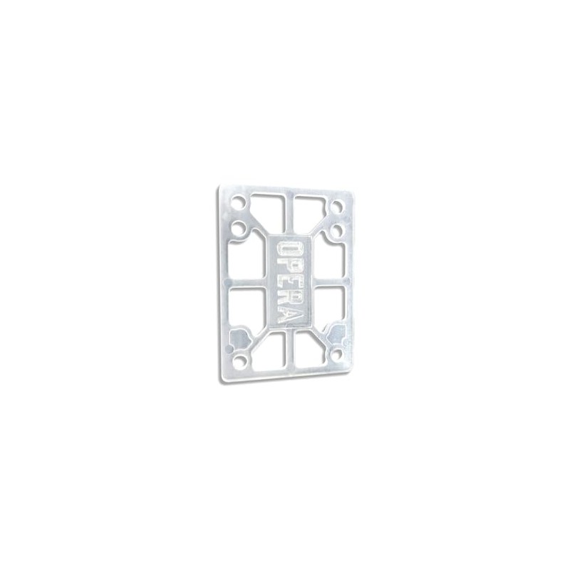 Opera Skateboard Riser Pads - Clear - 1/8"