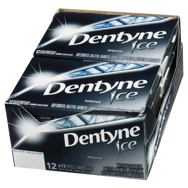 Mondelez International Dentyne Ice, Gum, Intense, 12 Count {Imported from