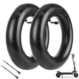MIMIRACLE 10x3 Replacement Inner Tubes with 90-Degree Valve Stem for Scooters - Compatible with 255x80, 90/65-6.5, 80/65-6.5 Tires - 2 Pack