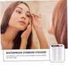 Baluue 6sheets Eyebrow Stickers Imitation False Eyebrows for Natural Look