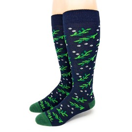 WARRIOR APACA SOCKS - Alpaca Wool Thick Fun Novelty/Holiday Socks for Men & Women – Cozy Soft, Warm, and Hypoallergenic 1-Pair (Mistletoe, X-Large)