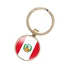 vmcoatdu Peru National Flag Restore Ancient Key Chain Keyring Gift