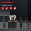 RANJOVER 3-16mm Drill Chuck Converter 1/2Inch- 20UNF Thread Quick Change