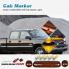 Partsam 3PCS Amber Cab Roof Running Marker Lights +5xT10 5050