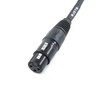 WJSTN 3 pin XLR Female to 5 pin XLR Male