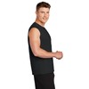 DRIEQUIP Mens Sleeveless Moisture Wicking Muscle T-Shirt-4XL-Black