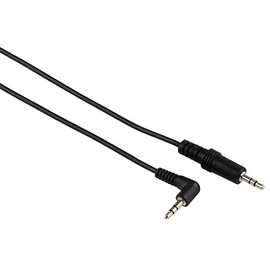 Hama 3,5mm-Klinkenkabel (90° Winkelstecker auf Klinkenstecker gerade, stereo, 0,5 m)