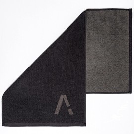 Toalla de Fitness Lujosa para el Sudor – 100% Algodón orgánico (40 x 80 cm), Suave y Absorbente, para Entrenamiento, Ejercicios Deportivos en Color Plateado, para Hombres y Mujeres