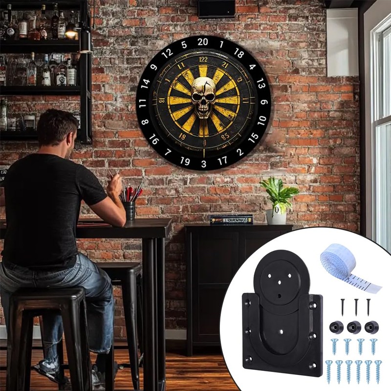 Dart Board Bracket Black, Professional Dart Board Accessories Hanging Dartboards