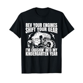 Back to School Kindergarten Monster Truck First Day Boys T-Shirt
