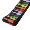 Roll Up Piano 49 Keys Kids Flexible Rainbow Keyboard Portable