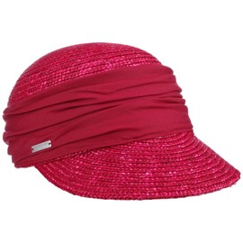 Seeberger Women's Straw Cap Red Fire, Fire, One Size