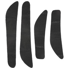 4pcs Bling Car Interior Door Anti Kick Pad Faux Crystal Door Protective Pad Universal Anti Kick Dirty Stickers Universal Car Truck SUV Anti Collision Stickers Black