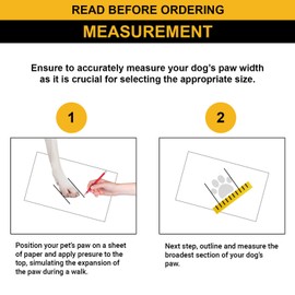 DOGGYKINGDOM Dog Shoes for Large Dogs for Snow, Waterproof Dog Boots for Winter, Dog Booties with Reflective Rugged Anti-Slip Sole and Skid-Proof, Outdoor Dog Shoes for Medium Small Dogs - Size 4