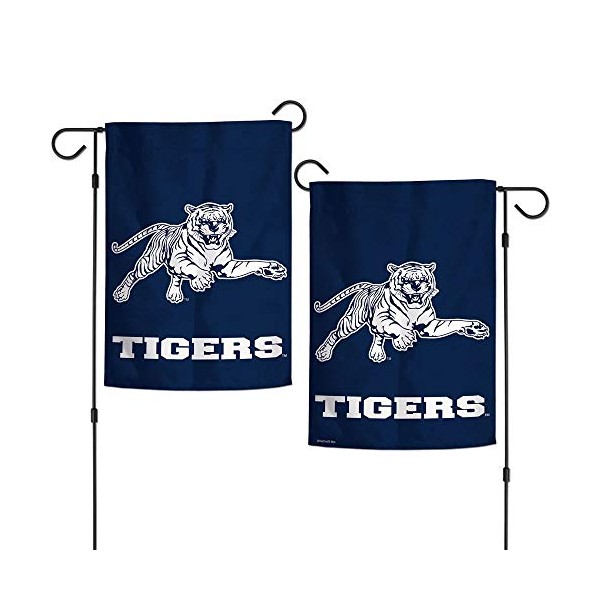 Jackson State Tigers 12.5” x 18" Double Sided Yard and Garden College Banner Flag Is Printed in the USA,