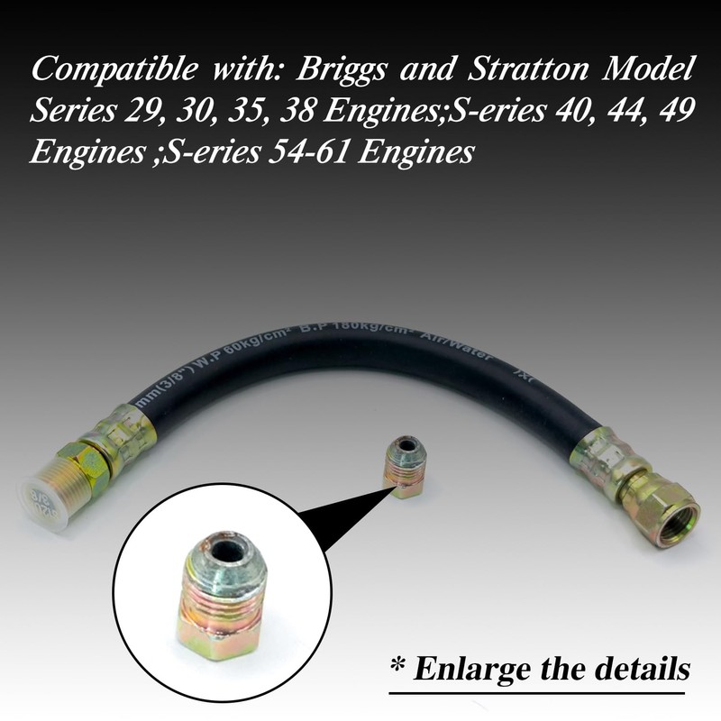 1723165SM Oil Drain Hose Compatible with briggs and stratton oil