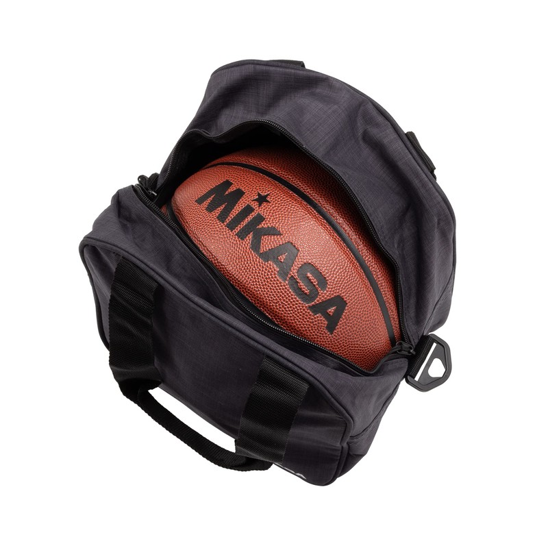 Mikasa AC-BGL10-BK Ball Bag for Basketball, Pack of 1, Black