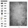 econious Photography Backdrop, 5X7ft Retro Grey Portrait Backdrop for Photography,