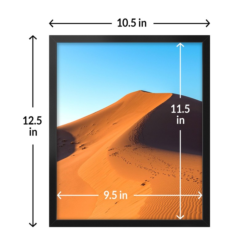 LaVie Home 10x12 Picture Frame for Wall Display, 10x12 Black