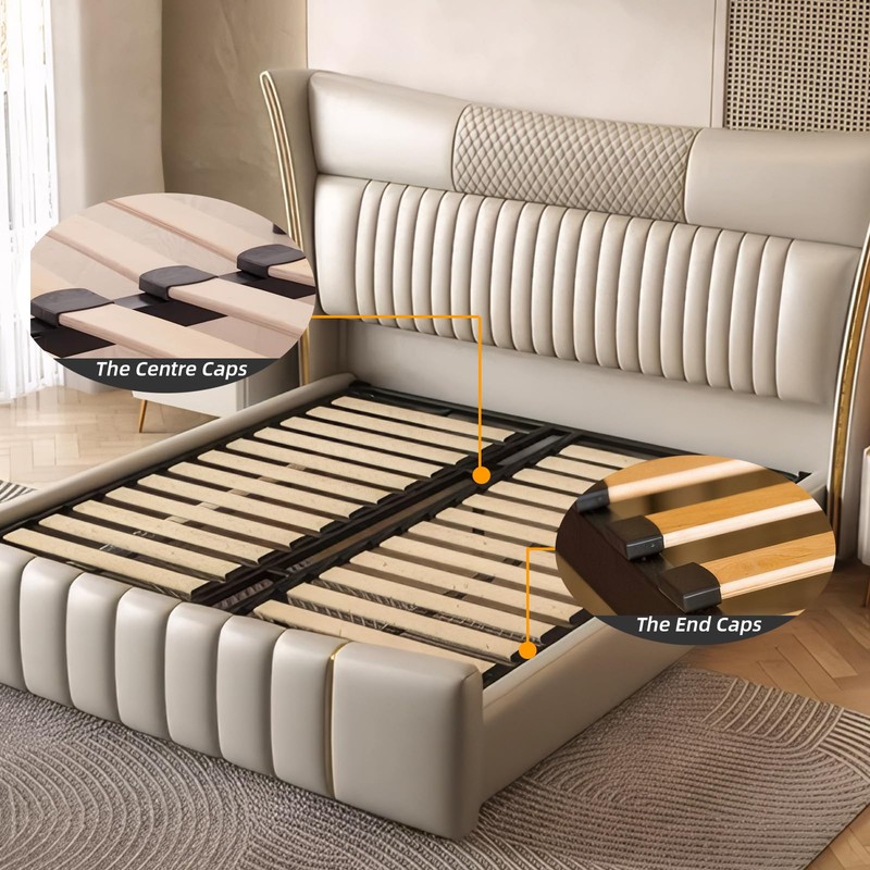 72 Pcs Bed Slat Caps, Plastic Side and Center Bed