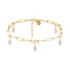 GD GOOD.designs Anklet with Pearls - Waterproof - Real Freshwater
