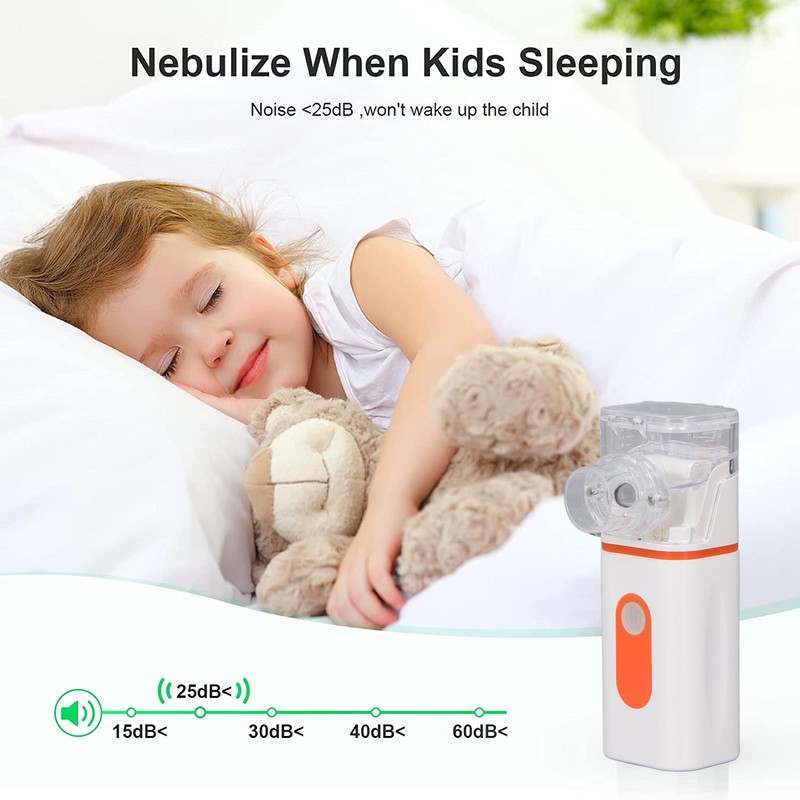 Portable Nebulizer Quiet Cool Mist Steam Inhaler Adult Kids Handheld