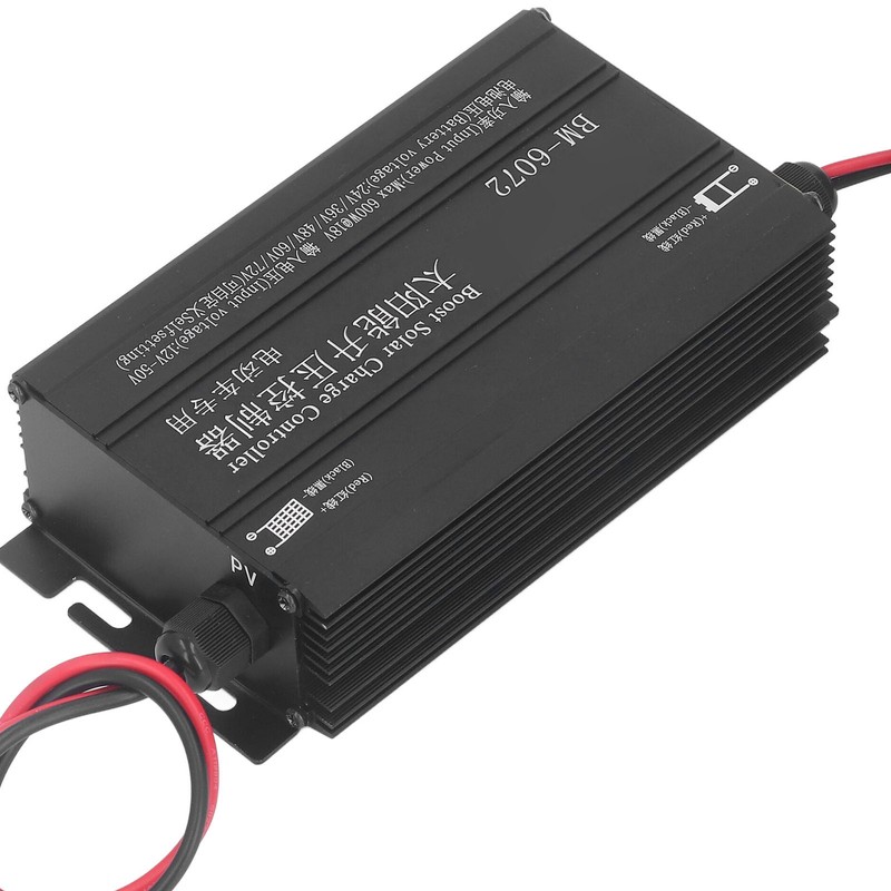 600W MPPT Boost Solar Charge Controller 12‑50V Input LCD Display