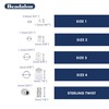Beadalon Crimp Tubes, Size #3, Silver Plated, 1.5 g, Approx.