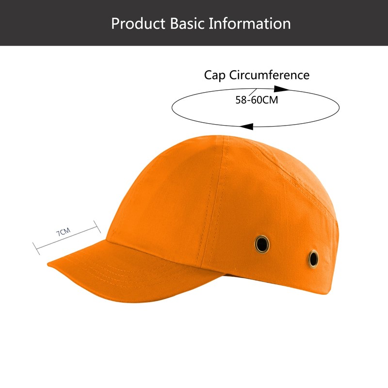 Safety Hard Hat Impact Resistant ABS Hat Lightweight Safety Bump