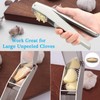 AYADA Garlic Press, Stainless Steel, Square Hole Design, Dishwasher Safe,