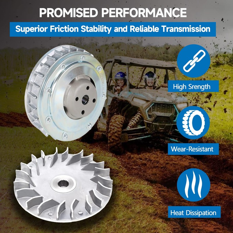 Tuntrol Primary Drive Clutch with Fixed Sheave Plate Assembly for