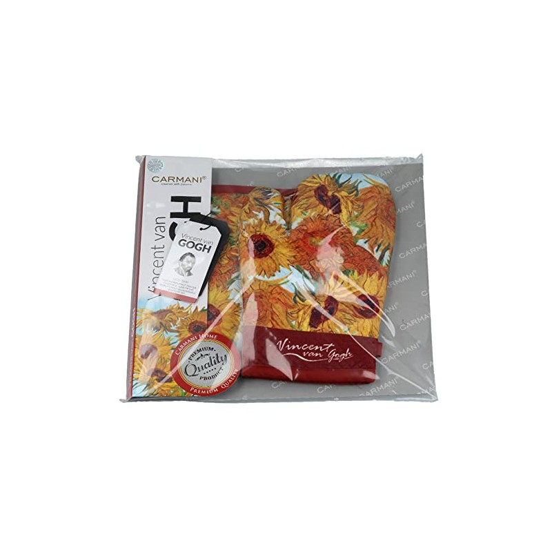 CARMANI Decorative Oven Mitt and Pot Holder Heat Resistant Non-Slip