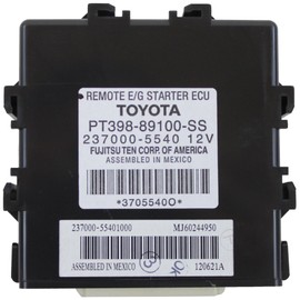Genuine Toyota Accessories PT398-89100-SS Remote Engine Starter