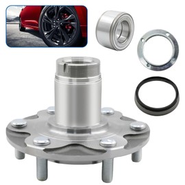 710571 Front Wheel Hub Wheel Bearing Kit, Compatible with Toyota Sequoia Tundra 4Runner 4 Runner 1996-2007 2WD Only, 1999-2004 Toyota Tacoma Prerunner 2.7L or 3.4L(Will NOT Fit 4WD)