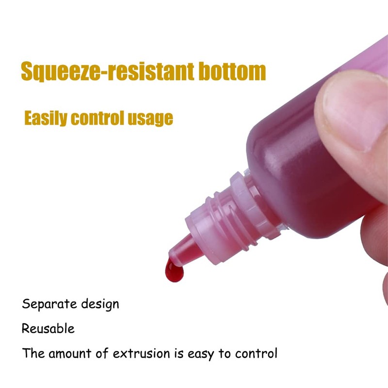 Bamboopack 50PCS 15ml/1oz Empty Clear Plastic Squeezable Dropper Bottles Refillable