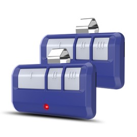 Garage Door Opener Remote for Chamberlain Liftmaster Craftsman Garage Door Opener 893MAX 893LM 891LM 371LM 373LM 971LM 973LM 81LM Purple Yellow Red Orange Green Learn Button, Visor remote 2 Pack