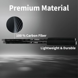 SUNDIA Carbon Diabolo Sticks - Lightweight, Professional Precision, High Flexibility, Hidden String Knot Design, High Performance - Beginners to Pros, Juggling Chinese Yoyo Sticks - Red (12.6")