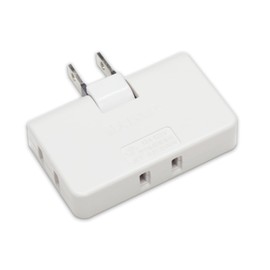 SUCCUL Power Strip Triple Tap Thin Octopus Wire 15A 1500W Power Strip Octopus Outlet Corner Tap