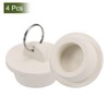 sourcing map 4Pcs Tub Stoppers, Rubber Bathtub Stoppers 1-1/4" Kitchen