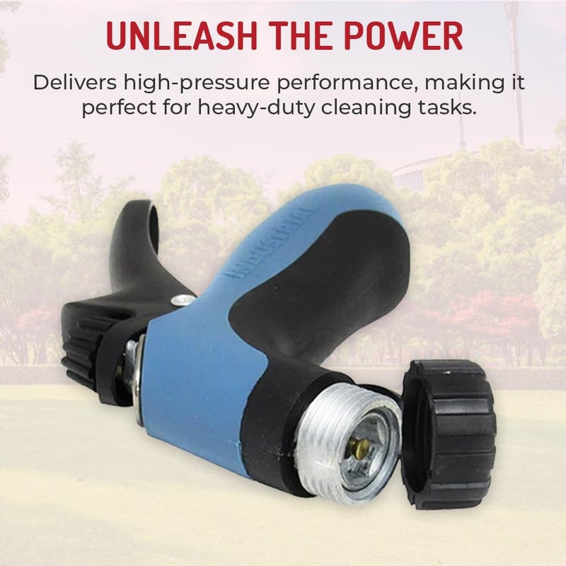 Hi Tech High-Pressure Heavy-Duty Hose Nozzle – 100 PSI Max,