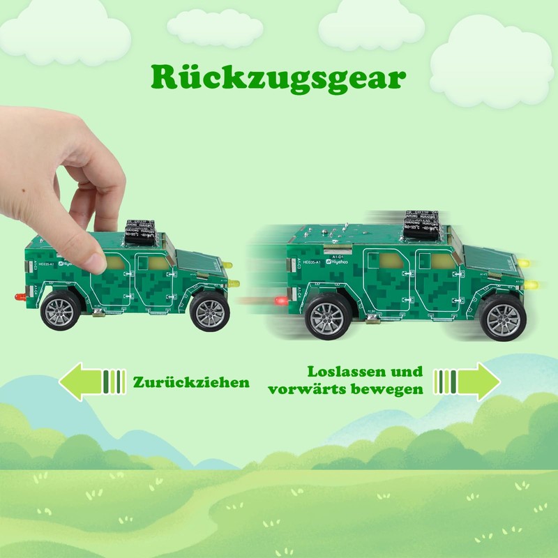 Soldering Practice Set, DIY Vehicle Model Soldering Projects with Return