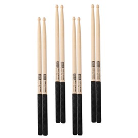 MUSO Premium Drum Sticks - Durable, High-Quality America Hickory Wood with Non-Slip Rubber Handle,Ideal for Drummers of All Levels, Perfect for Drums, Percussion and Practice – 5A, 7A, 5B (5A-4pairs)