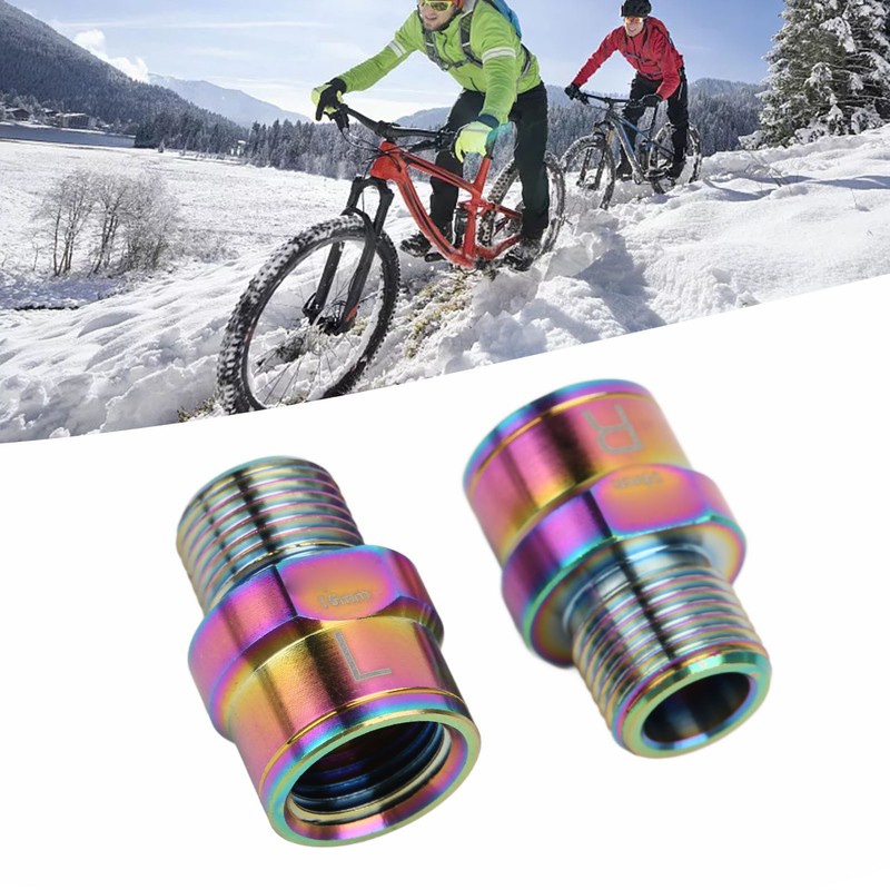 Bicycle Pedal Extender Titanium Alloy Bike Pedal Extension Shaft for