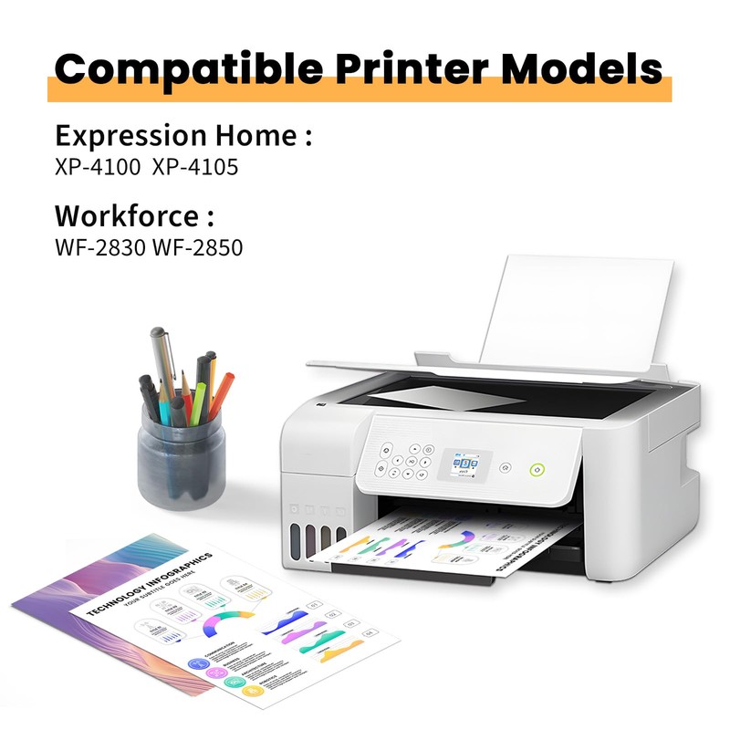 Torvon Remanufactured Ink Cartridge Replacement for Epson 212XL Ink Cartridge