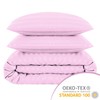 Pamposh Satin Stripe Double Duvet Set - Premium Hotel Quality