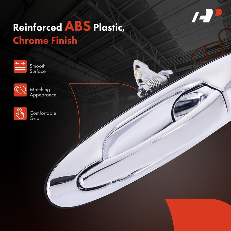 A-Premium Front Left Driver Side Exterior Door Handle with Keyhole
