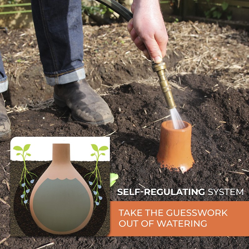 Bio Green HM-S Small HYDRO Max Clay Vessel - Brown