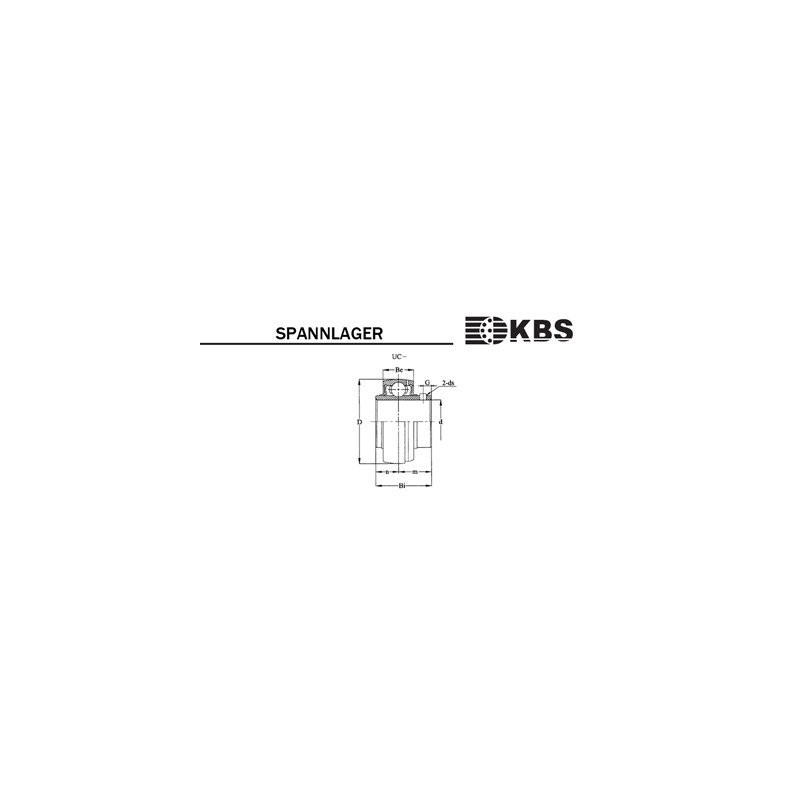 KBS tension bearing UC 204