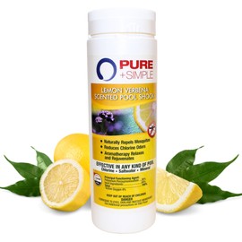 Pure and Simple Lemon Scented Non-Chlorine Pool Shock: Enhance Your Pool Water While Infusing It with Relaxing Fragrance—Perfect for All Pools, Including Saltwater - 2lb