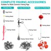 Fishing Accessories Kit,328pcs/286pcs Including Fishing Hooks Copper Sleeves Float Bobber